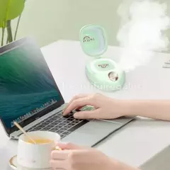 Imagen de Nano Spray Facial Humidificador C/espejo Y Aro De Luz 3 En 1