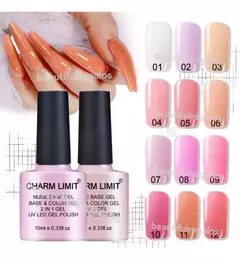 Esmalte Semipermanente Charm Limit Nude Base & Color 2 En 1