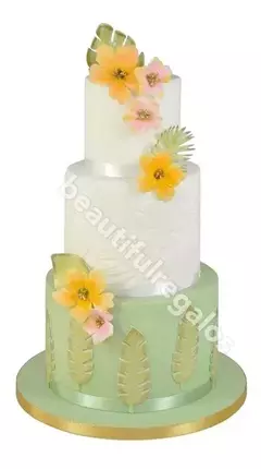 Imagen de Set X4 Moldes Cortante Forma Hoja Galletas Repostería Deco
