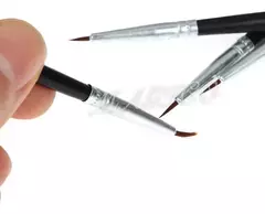 1 PINCEL LINER 3 MEDIDAS DISTINTAS:0,00,000 IDEAL PARA DECORACION DE UÑAS - comprar online