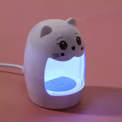 Cabina Mini Uv Led Gatito 6w Dedo Individual Manicura Uñas - mqregalosmayorista