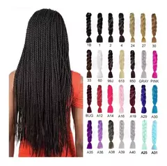 Extensiones De Pelo Sintético Para Trenzas Africanas Jumbo - comprar online