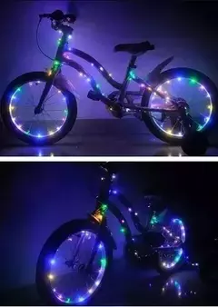 Guirnalda X10 Hilo Alambre Cobre 50led Multicolor Pilas 5mts