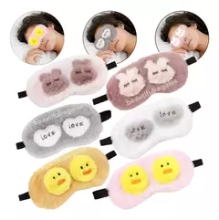 Antifaz Kawaii De Peluche P/dormir Relajante Viaje Descanso