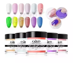 Dipping Qbd Polvo 28grs Variedad De Colores Uñas Esculpidas