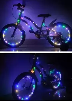 Guirnalda Hilo Alambre X10 Cobre Led Multicolor Pilas 3mts - mqregalosmayorista