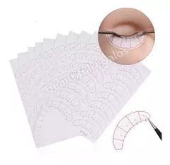 Pack 10 Planchas Parches Adhesivos Extensiones De Pestañas