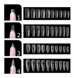 240 Tips Ultra Fino Sistema Gel Matte Para Press On en internet