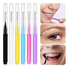 X6 Mini Cepillos P/ Laminado De Ceja Pestaña Higiene Dental