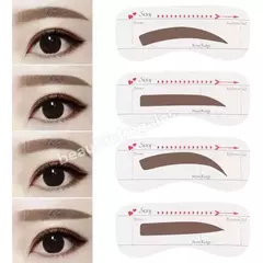 X10 Stencil Molde Para Cejas Delineado Perfilado Plantilla - comprar online