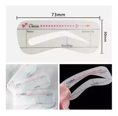 X10 Stencil Molde Para Cejas Delineado Perfilado Plantilla en internet