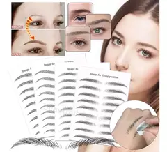 Plancha Tatuaje De Cejas Tattoo 10 Pares Waterproof Eyebrow