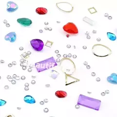 Strass Cristal En Organizador Piedras Decoración Uñas - comprar online