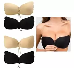 Corpiño De Tela Y Silicona Adhesivo Invisible Un Bra A B C D