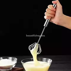 Batidor Semiautimatico A Presión Mezclador Manual 30cm Acero en internet