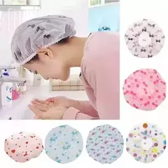 Gorros Para Ducha Impermeables Baño Cofia De Plastico