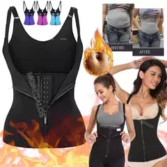 Faja Chaleco Reductor Modelador Neopreno Cintura Reductora - tienda online