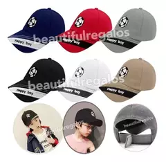 Gorro Con Diseño De Balon Pelota Y Detalle En Vicera Niños - comprar online