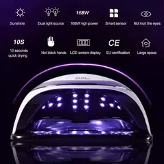 Cabina Sun Y7 Lampara Uv Led De 168w Con 36 Leds Para Uñas - mqregalosmayorista