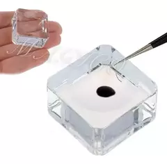 Porta Pegamento Piedra Cristal Extensiónes De Pestañas