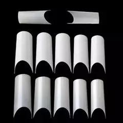 Tips X100 Uñas Cuadrada Sonrisa Curvatura C Esculpidas en internet
