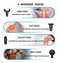 Imagen de Pistola Masajeadora Rehabilitación Lesiones Muscular Oferta