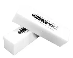 2x Lima Bloque Blanco Pulidor De Uña Blanco Cherimoya Manicura - comprar online
