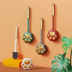 Escobilla De Baño De Silicona Con Forma De Pata De Gato - comprar online