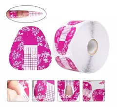 100 Moldes Para Uñas Esculpidas Gelificadas Autoadhesivas