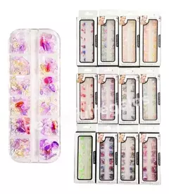 Strass Cristal En Organizador Piedras Decoración Uñas
