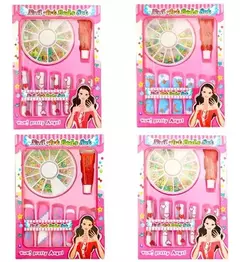 Kit De Uñas Postiza Con Pegamento Strass Carrousel Infantil en internet