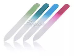 2 Limas De Vidrio Diamantado Para Uñas, Manicura. Importada