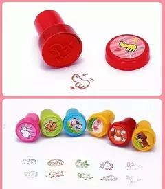 Pack X60 Sellitos Infantiles Diseños Surtidos Souvenirs en internet