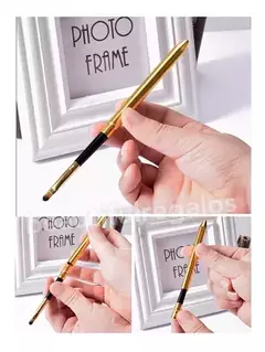 Pincel Mango Desmontable Aplicacion Maquillaje Sombra Labial - mqregalosmayorista