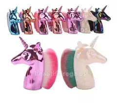 Brocha Cepillo Unicornio Quita Polvo Para Uñas Maquillaje