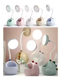 Velador Lámpara Luz Led Recargable Porta Lápiz Dinosaurio en internet