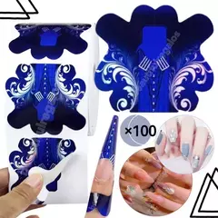 100 Moldes Stiletto Uñas Esculpidas Acrílicas Gelificadas en internet