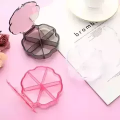 Organizador De Dijes Pastillas Strass Bijou Manicuria Flor - mqregalosmayorista