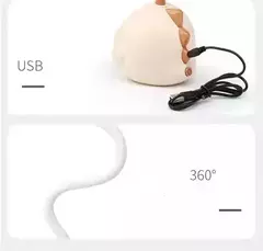 Imagen de Velador Lámpara Luz Led Recargable Porta Lápiz Dinosaurio
