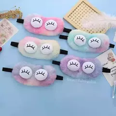 Antifaz De Ojitos Peluche P/dormir Descanso Viaje Relajante en internet