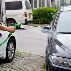 Manguera Expandible 15mts Jardín Pistola Retráctil Flexible - comprar online