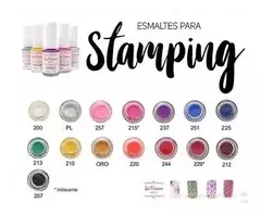 Esmaltes Para Stamping X6 O Estampar Deco Nails Art Varanos - tienda online