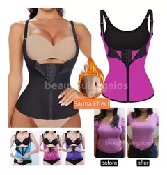 Faja Chaleco Reductor Modelador Neopreno Cintura Reductora - mqregalosmayorista