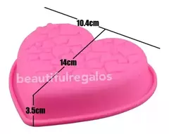 Molde Silicona Corazón Mini Corazones Repostería Cocina - comprar online