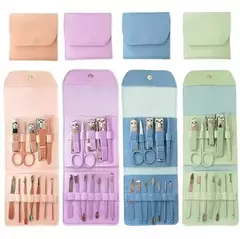 Combo Manicura 12 Piezas Sobre Estuche Cuidado Belleza Acero - mqregalosmayorista