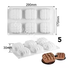 Molde Silicona Cupcake Muffin Postre Cocina Reposteria - comprar online