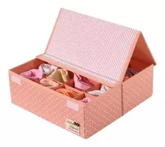 Organizador 16 Div Plegable Con Tapa De Medias Ropa Interior - comprar online