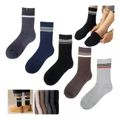 Pack X 4 Pares De Medias Largas Clasicas Hombre Abrigadas