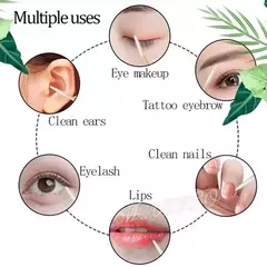 Micro Hisopos Extensión De Pestañas Uñas Maquillaje X100 - comprar online