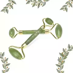 Masajeador Rodillos Piedra Jade Facial Corporal en internet